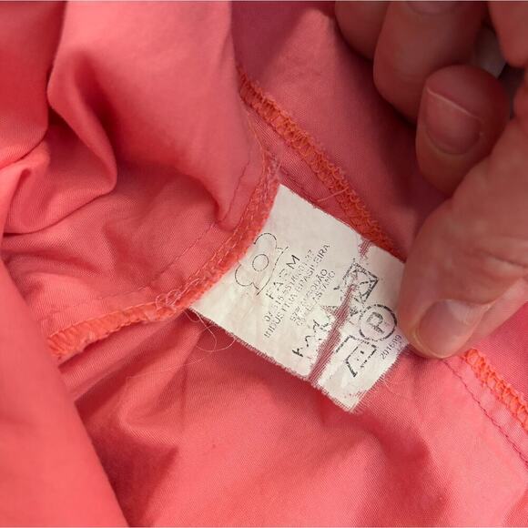 Farm Rio Women's RARE Y2K Pink Dress Post It Ruffle Style Size M - Picture 5 of 8